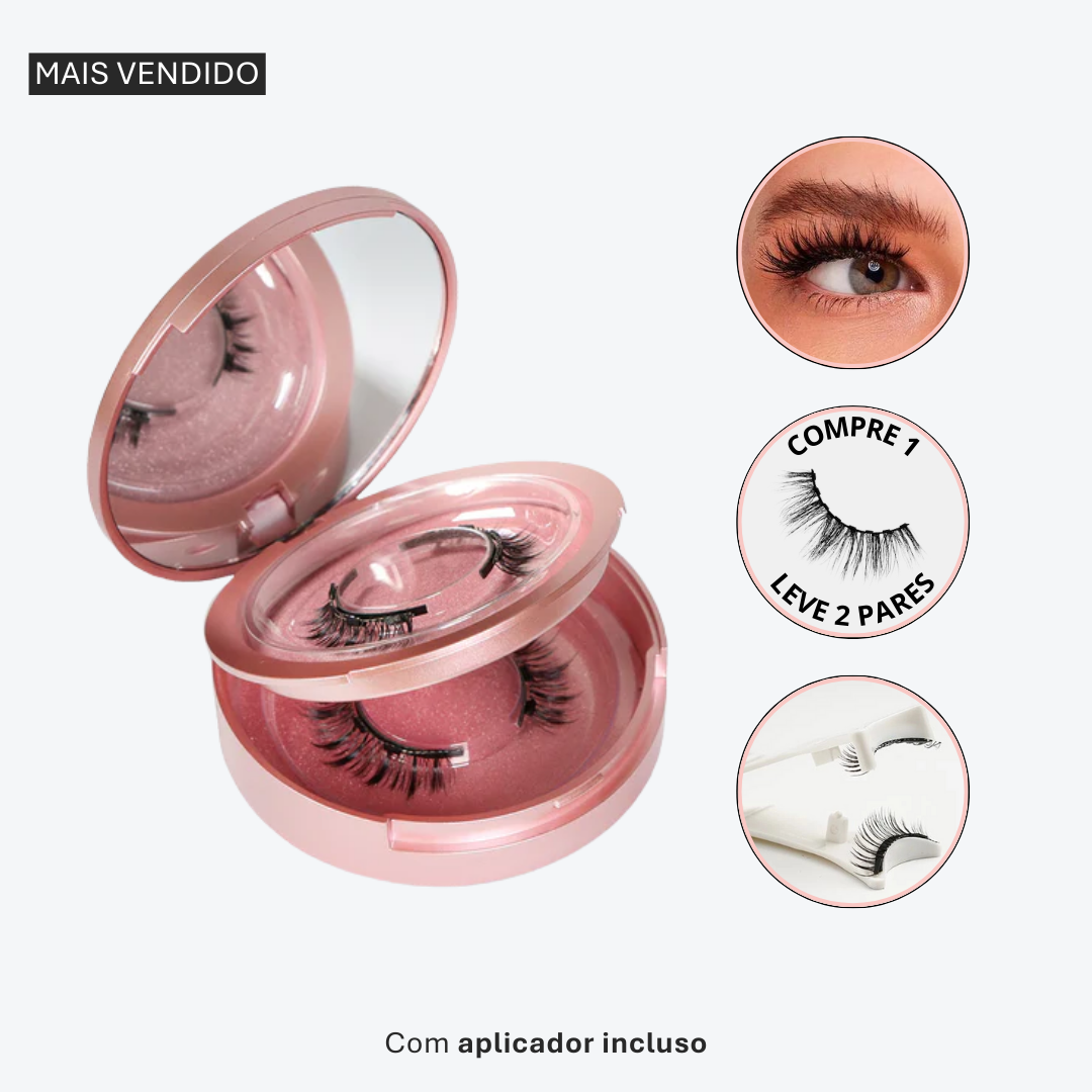 Cílios Magnético Aurea Lashes (Com Aplicador Incluso)