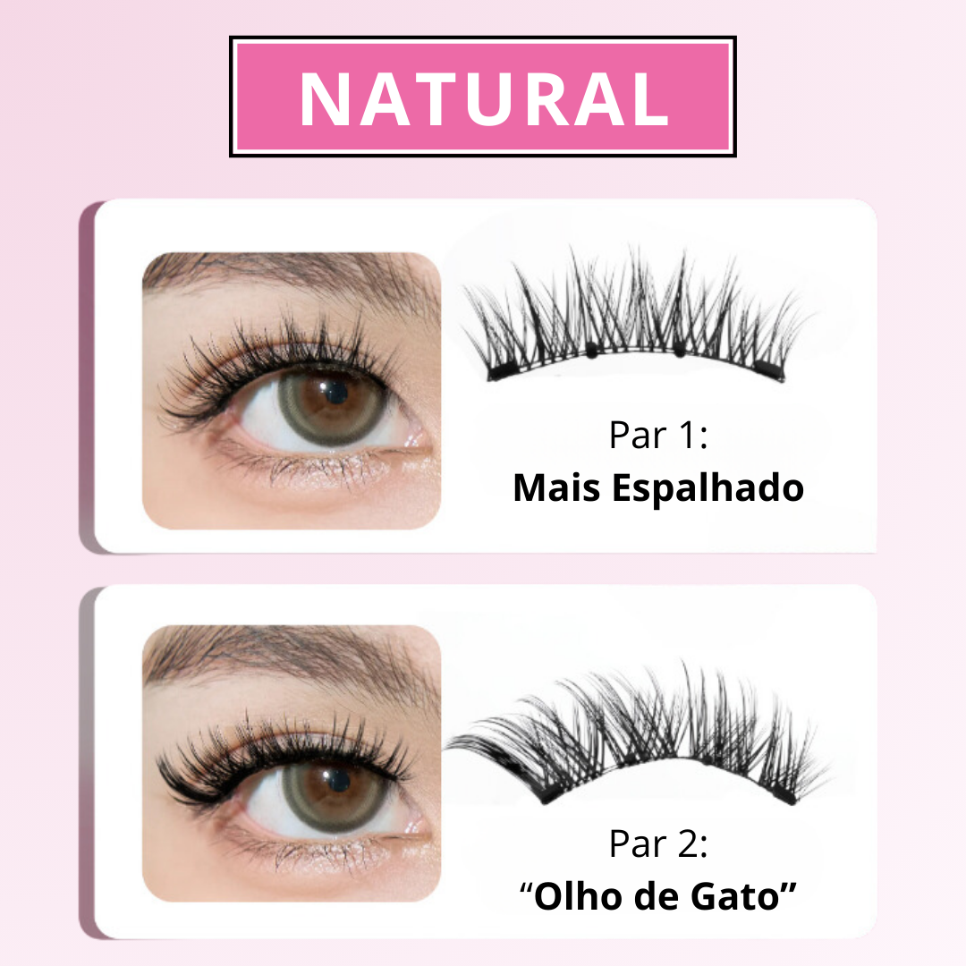 Cílios Magnético Aurea Lashes (Com Aplicador Incluso)