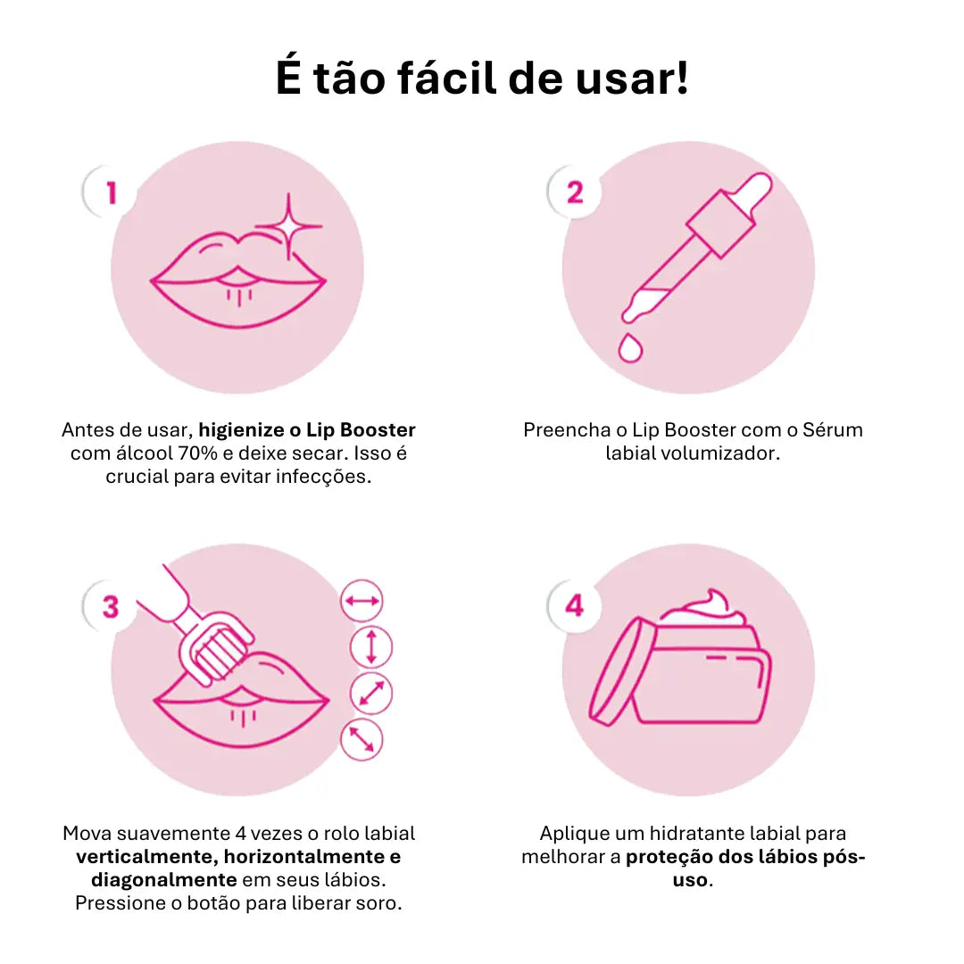 Lip Booster KIT | Lábios Volumosos Naturalmente