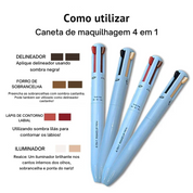 Caneta Maquiadora 4-em-1